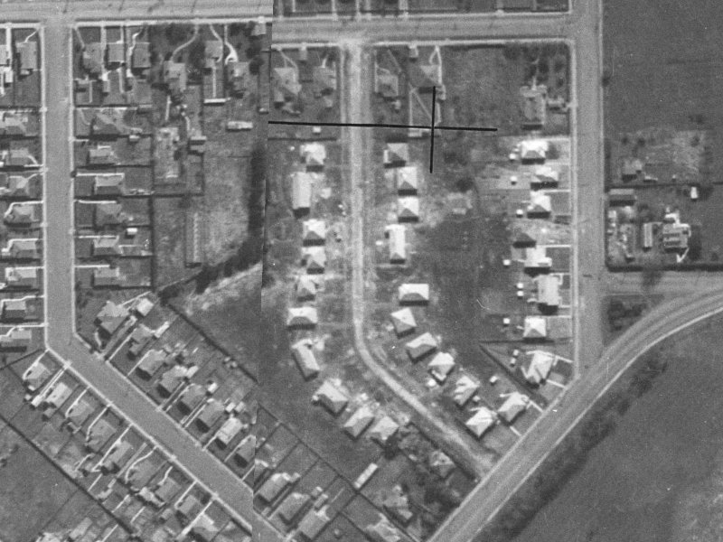 Sewell Street from the air, 1940-1944