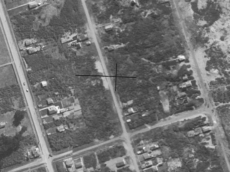 183 Pine Avenue from the air, 1940-1944