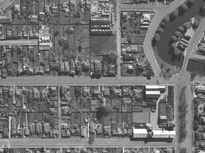 3/277 Kilmore Street from the air, 1940-1944