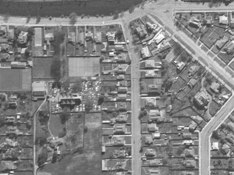 20A Lychgate Close from the air, 1940-1944