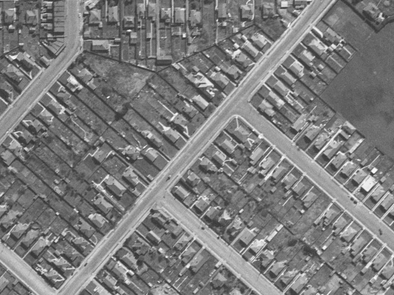 691A Worcester Street from the air, 1940-1944
