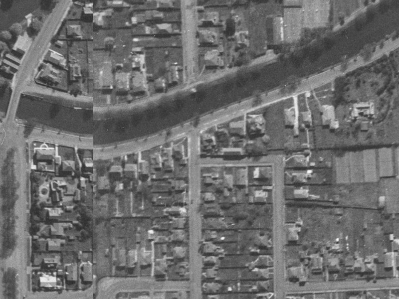 40 Hanmer Street from the air, 1940-1944