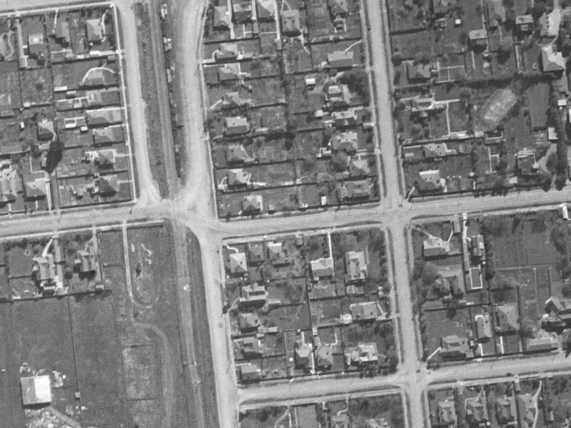 20 Kilmarnock Street from the air, 1940-1944