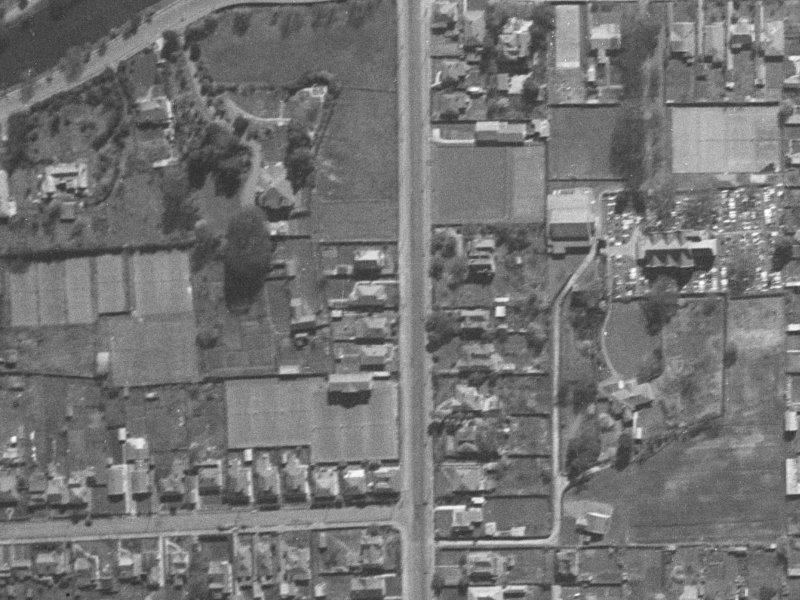 163 Stanmore Road from the air, 1940-1944