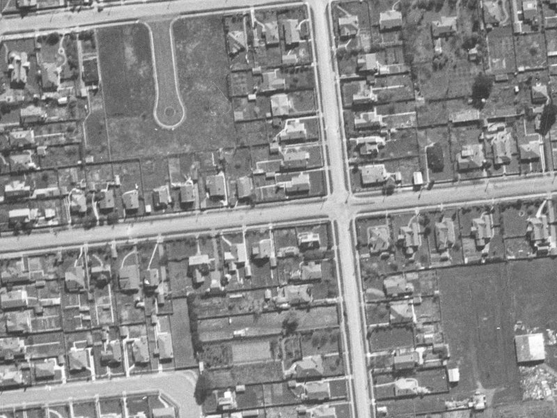 50 Kilmarnock Street from the air, 1940-1944