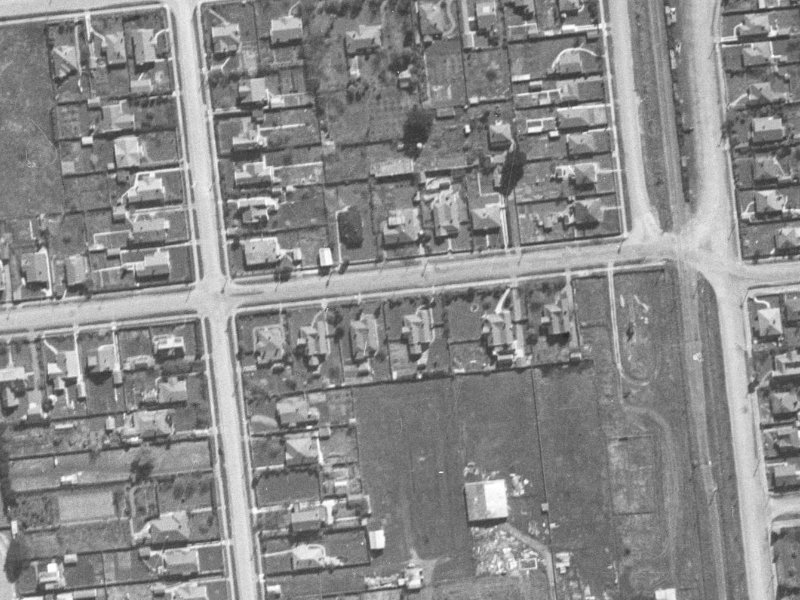 39A Kilmarnock Street from the air, 1940-1944