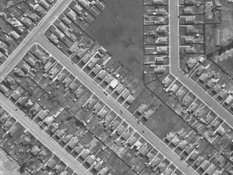 29 Dacre Street from the air, 1940-1944