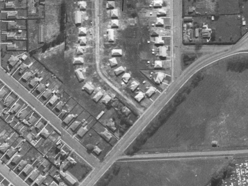 2 Sewell Street from the air, 1940-1944