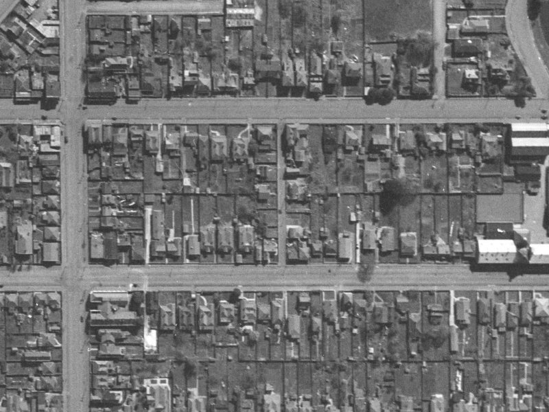 Dawson Street from the air, 1940-1944
