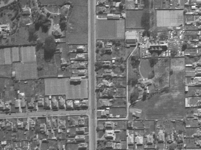 158 Stanmore Road from the air, 1940-1944