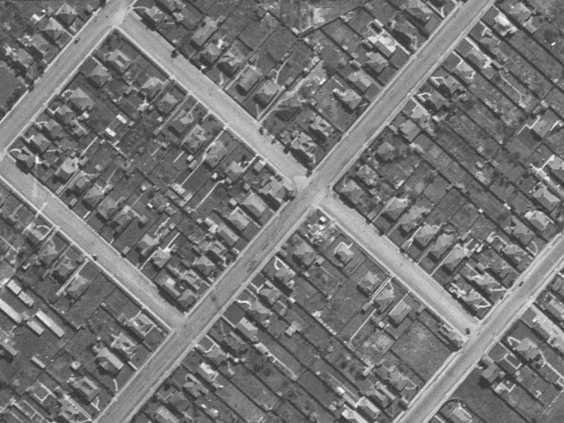 661 Gloucester Street from the air, 1940-1944
