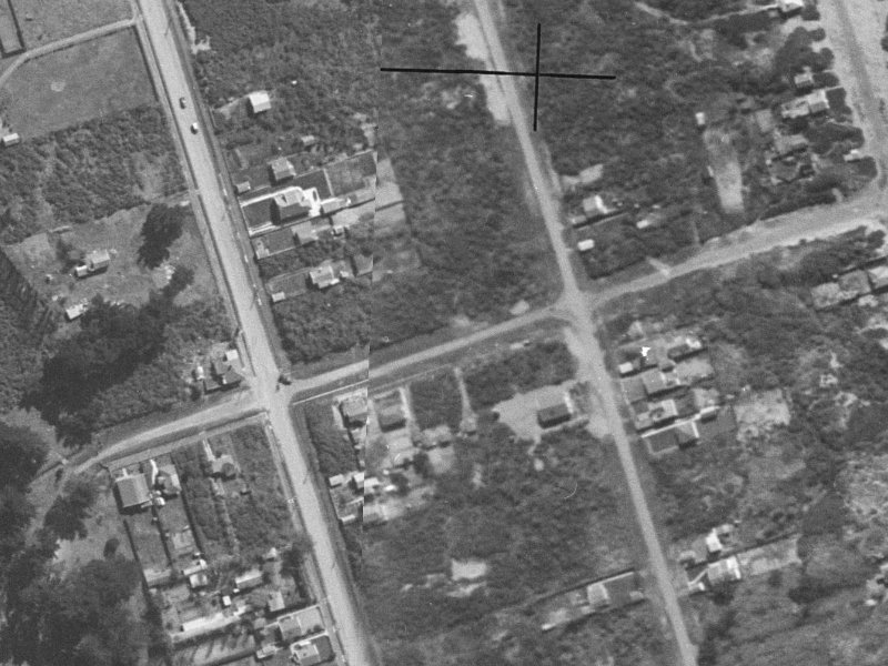38 Beatty Street from the air, 1940-1944