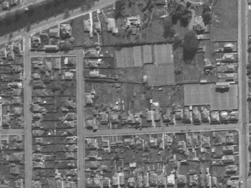 151E Stanmore Road from the air, 1940-1944