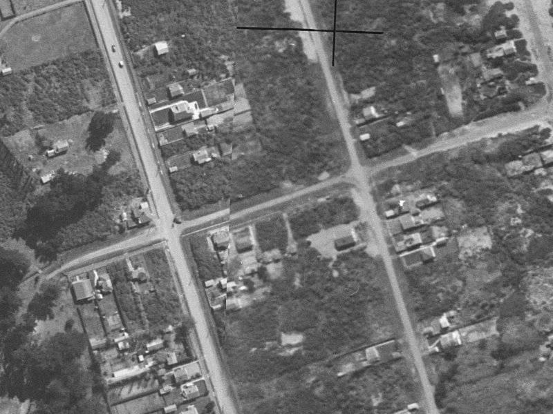 41 Beatty Street from the air, 1940-1944