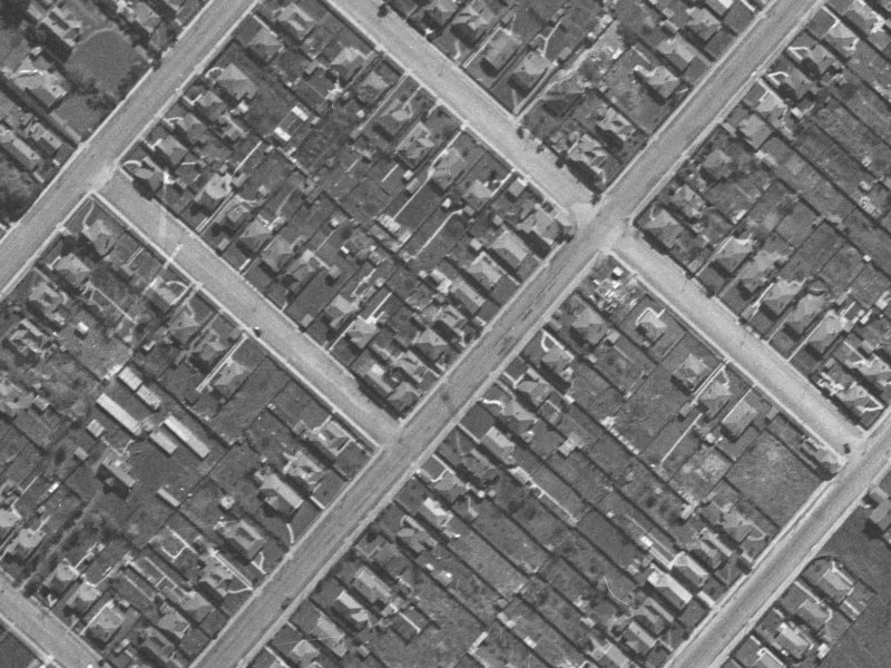 651 Gloucester Street from the air, 1940-1944