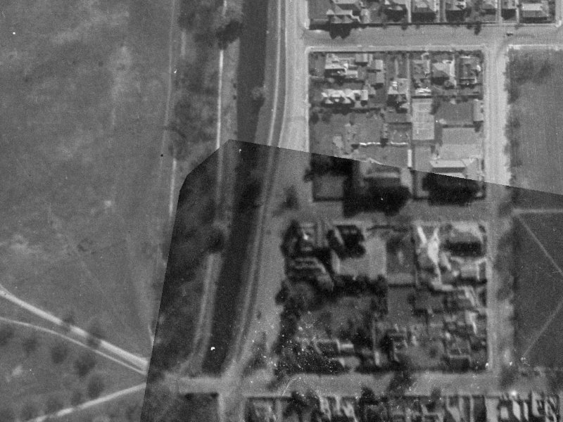 19 Cranmer Sq from the air, 1940-1944