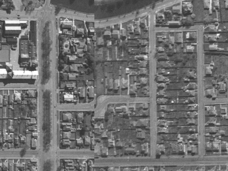 26 Elm Grove from the air, 1940-1944