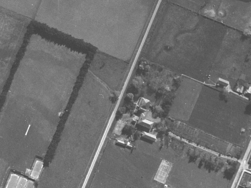 25A Brodie Street from the air, 1940-1944