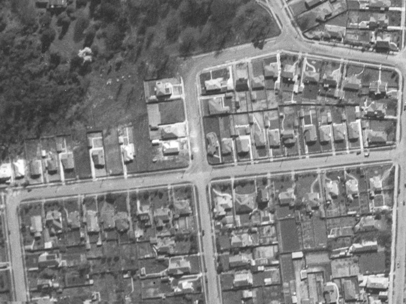 20 Rata Street from the air, 1940-1944
