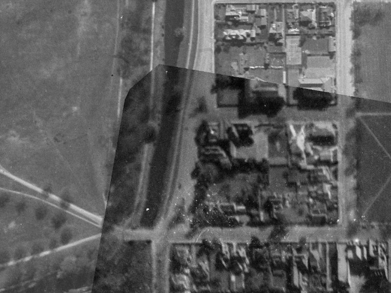 17 Cranmer Square from the air, 1940-1944