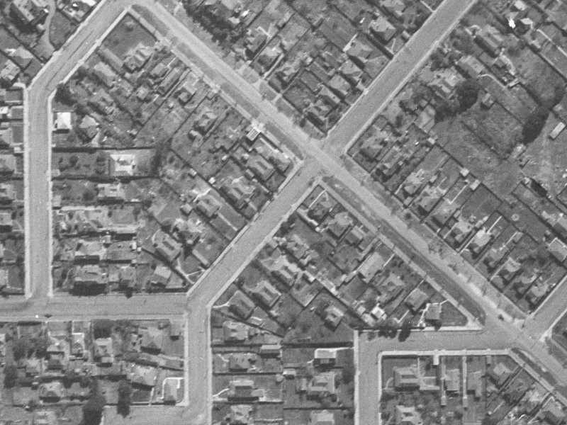 156 England Street from the air, 1940-1944