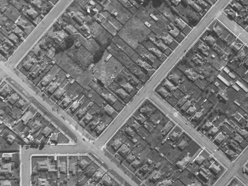 117 Tancred Street from the air, 1940-1944