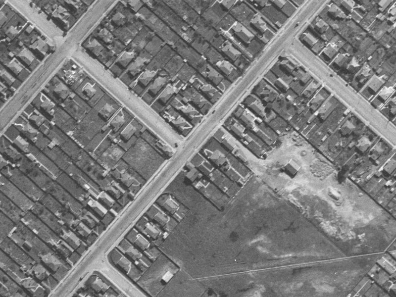 638 Worcester Street from the air, 1940-1944