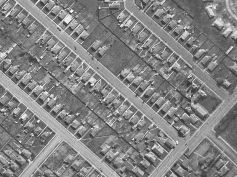 60 Dacre Street from the air, 1940-1944