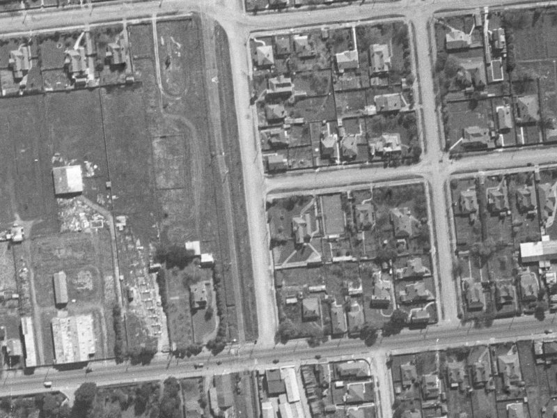 10 Mona Vale Avenue from the air, 1940-1944