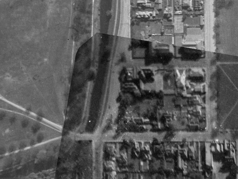 13 Cranmer Square from the air, 1940-1944