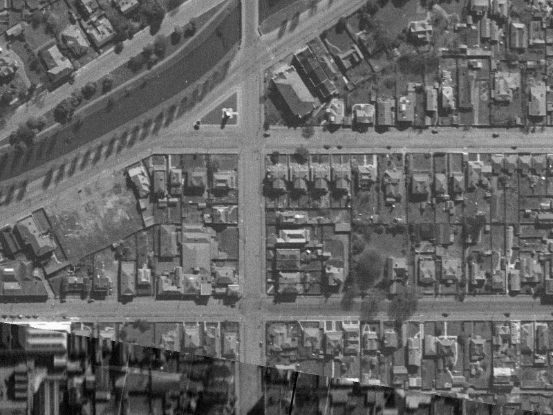 90B Chester Street East from the air, 1940-1944