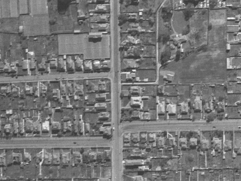 138 Stanmore Road from the air, 1940-1944