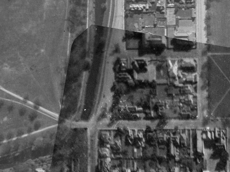 18 Park Terrace from the air, 1940-1944