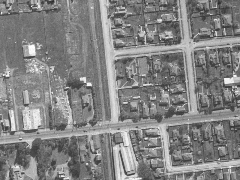 8A Mona Vale Avenue from the air, 1940-1944
