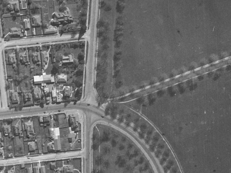 161 Deans Avenue from the air, 1940-1944