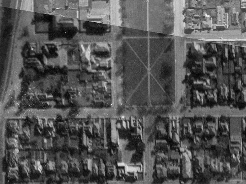 5 Cranmer Square from the air, 1940-1944