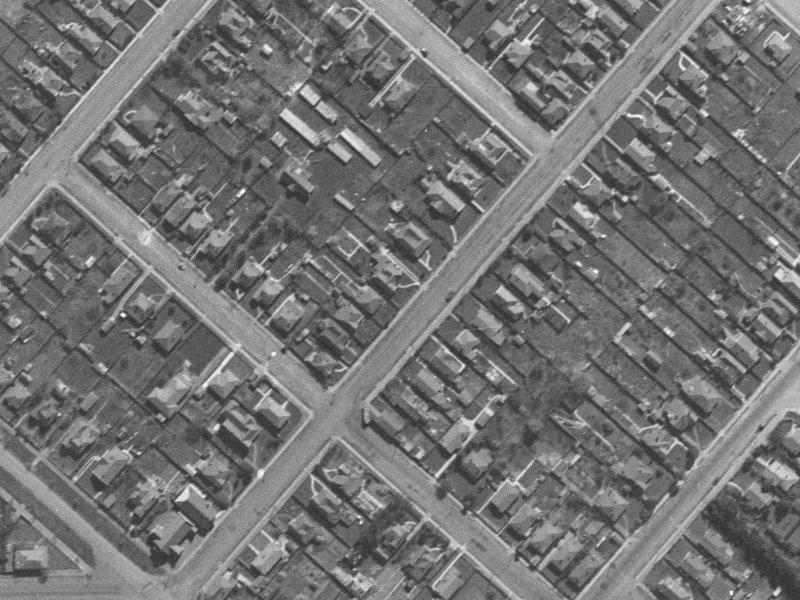 620A Gloucester Street from the air, 1940-1944
