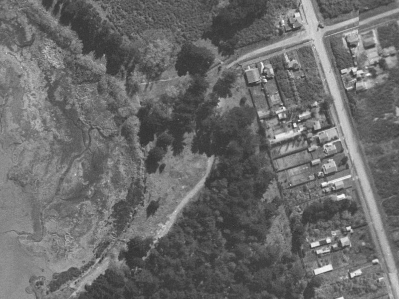 74A Beatty Street from the air, 1940-1944