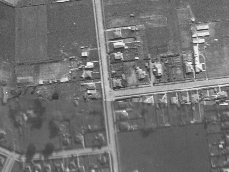 36A Waimairi Road from the air, 1940-1944