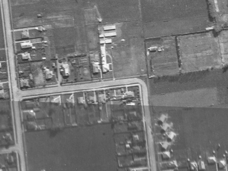28 Hanrahan Street from the air, 1940-1944