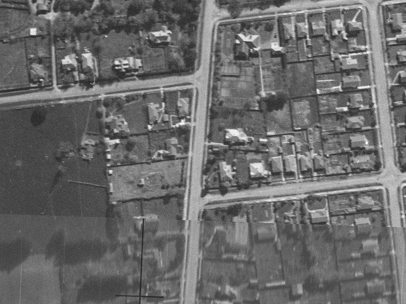 17-25 Clyde Road from the air, 1940-1944