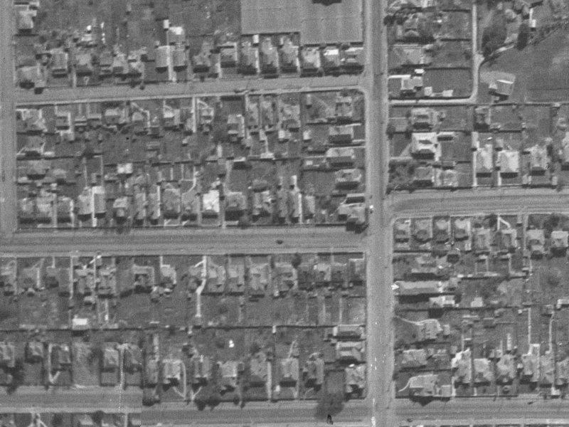 405 Armagh Street from the air, 1940-1944