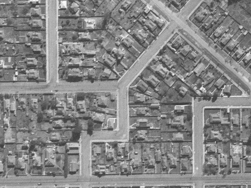 140 England Street from the air, 1940-1944