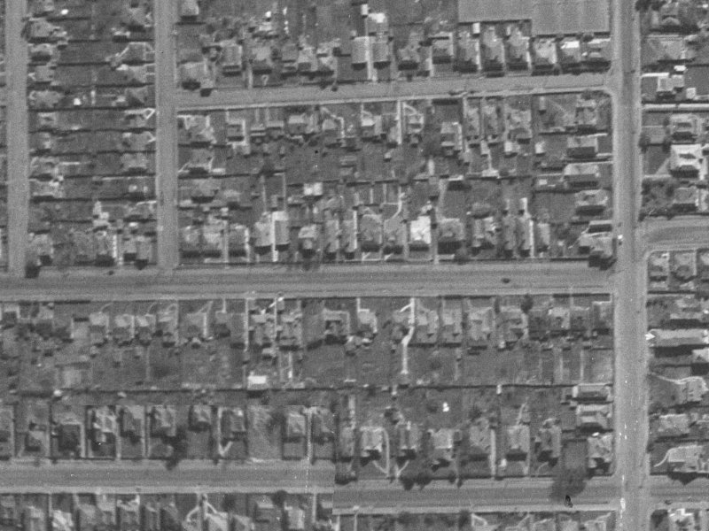 430 Armagh Street from the air, 1940-1944