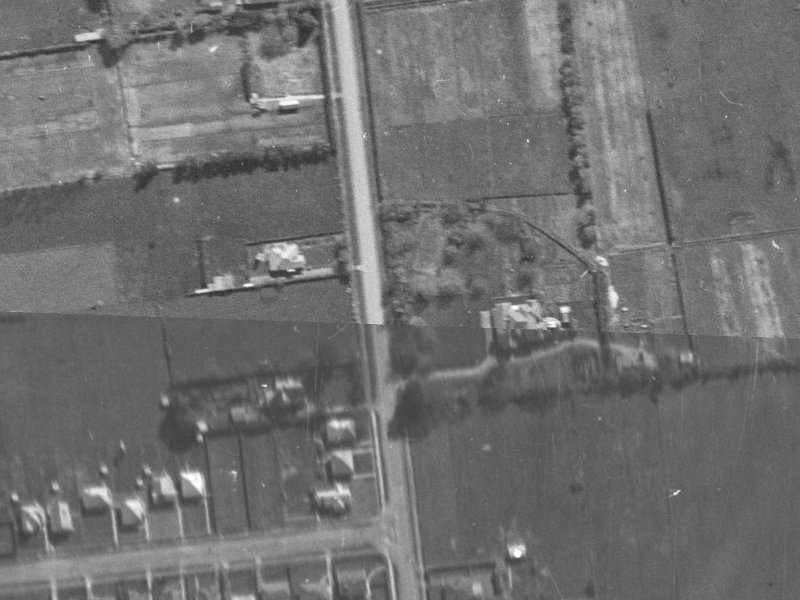 32 Ilam Road from the air, 1940-1944