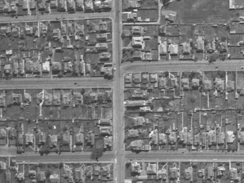 126 Stanmore Road from the air, 1940-1944