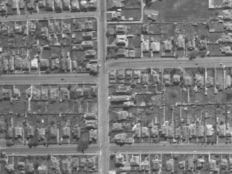 124 Stanmore Road from the air, 1940-1944