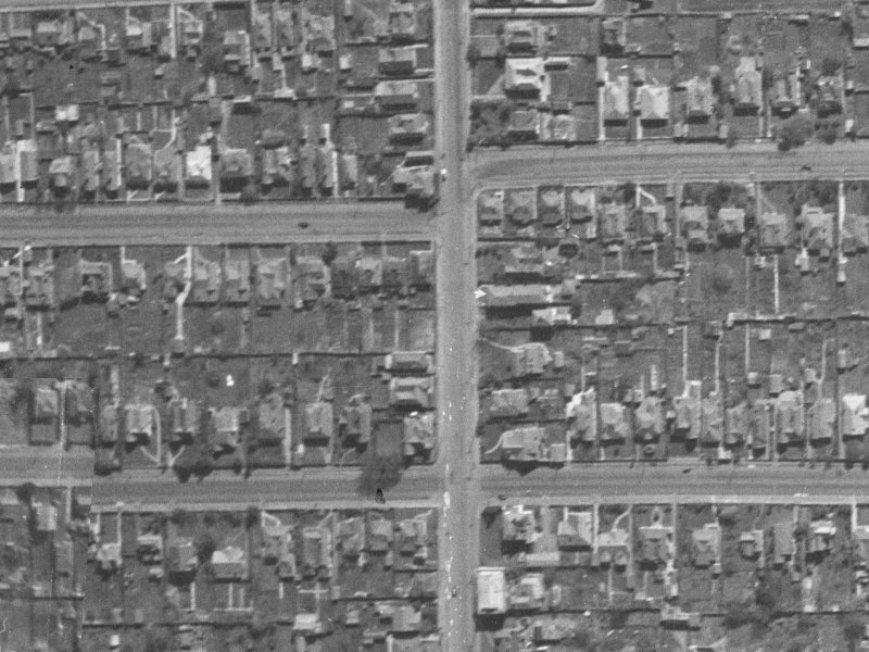 119 Stanmore Road from the air, 1940-1944