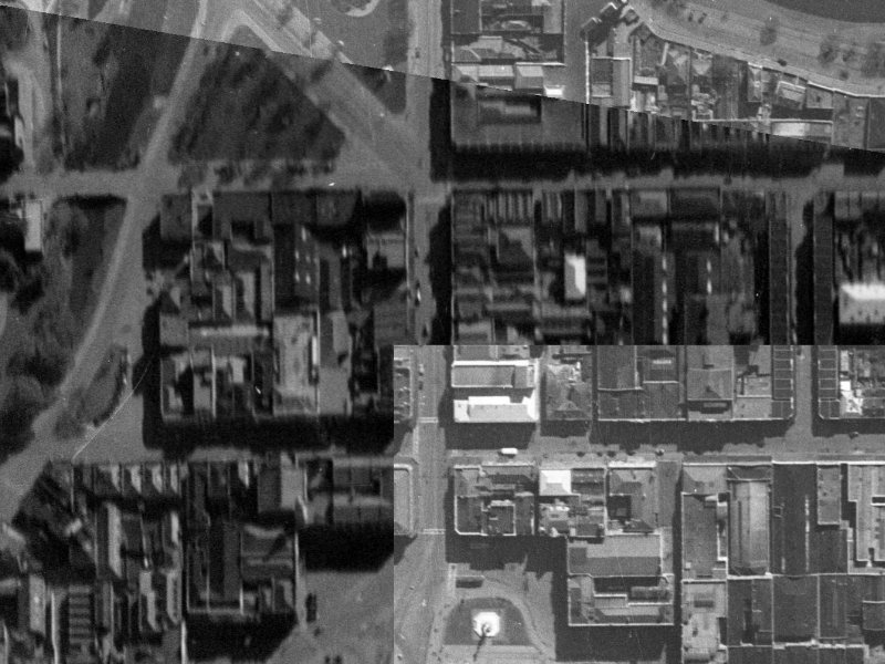769 Colombo Street from the air, 1940-1944
