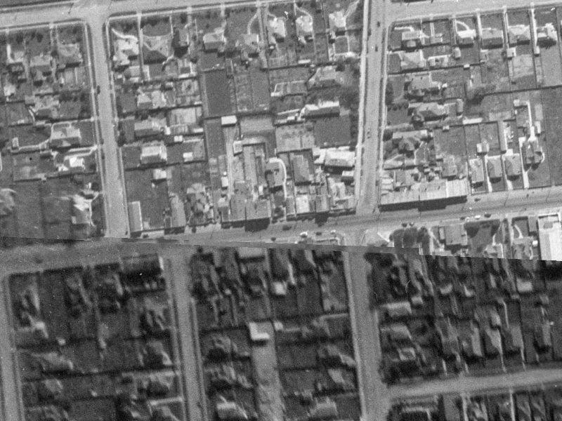 94b Riccarton Road from the air, 1940-1944